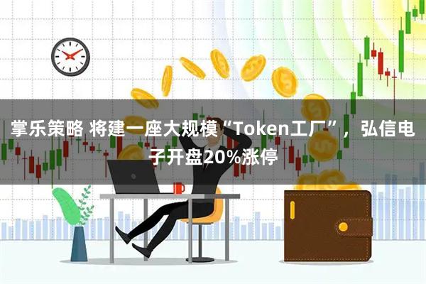 掌乐策略 将建一座大规模“Token工厂”，弘信电子开盘20%涨停